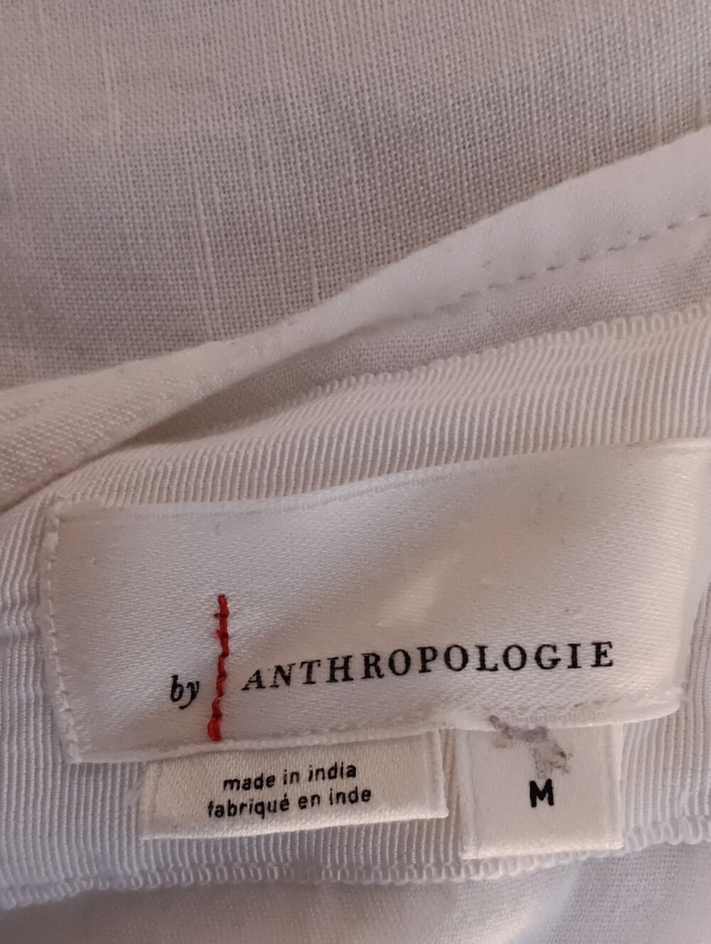 Anthropologie White Katerina Puff Sleeve Mini Dress - Picture 6 of 6